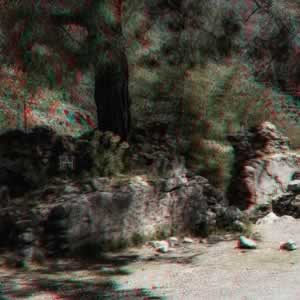 3D-Fotografie in Rot/Cyan - Schatten der Erinnerung