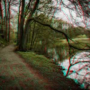 3D-Fotografie in Rot/Cyan - Entspannung